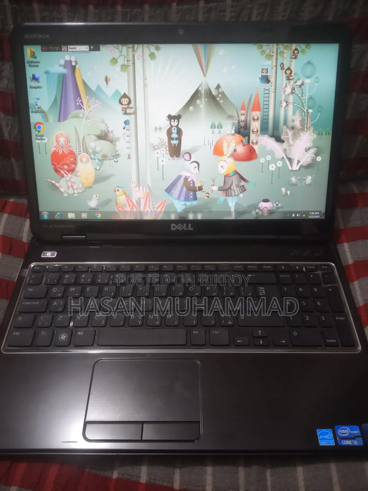 Laptop Dell Inspiron 15 5567 4GB Intel Core i3 SSD 128GB