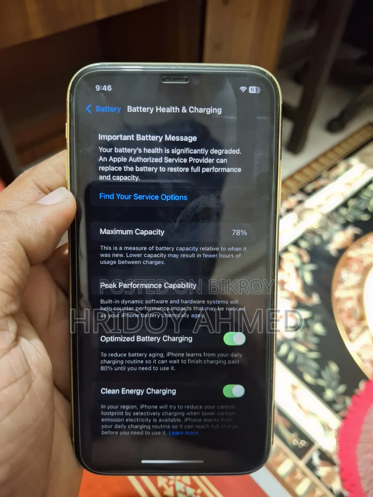 Apple iPhone 11 128 GB Yellow