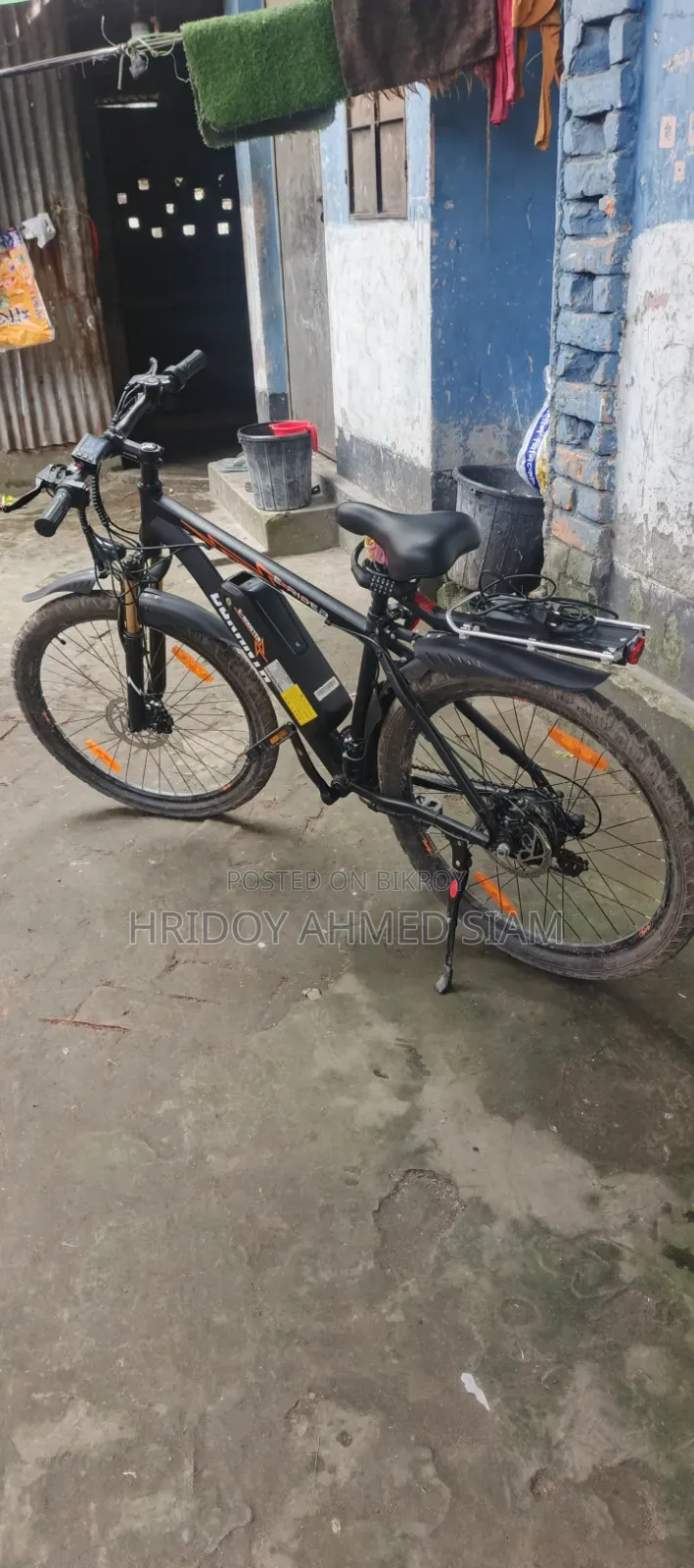 ই-বুস্টার ইলেকট্রিক বাইসাইকেল | ৩৪০ কিমি ব্যবহৃত | ব্যাটারি চার্জার