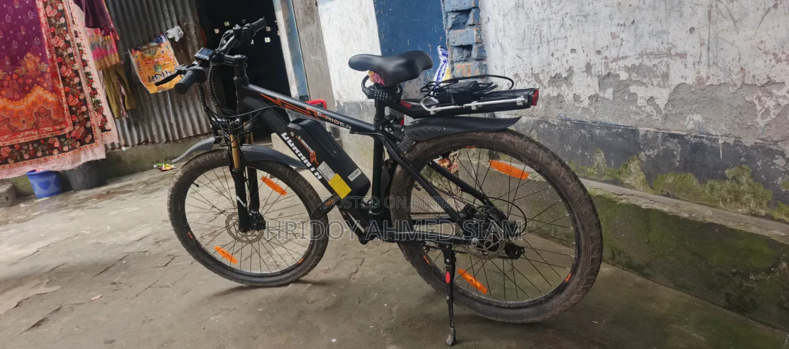 ই-বুস্টার ইলেকট্রিক বাইসাইকেল | ৩৪০ কিমি ব্যবহৃত | ব্যাটারি চার্জার