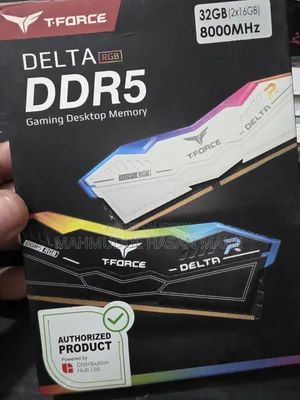 Delta ARGB DDR-5 Ram - 32GB 2x16GB 8000MHz Desktop PC RAM