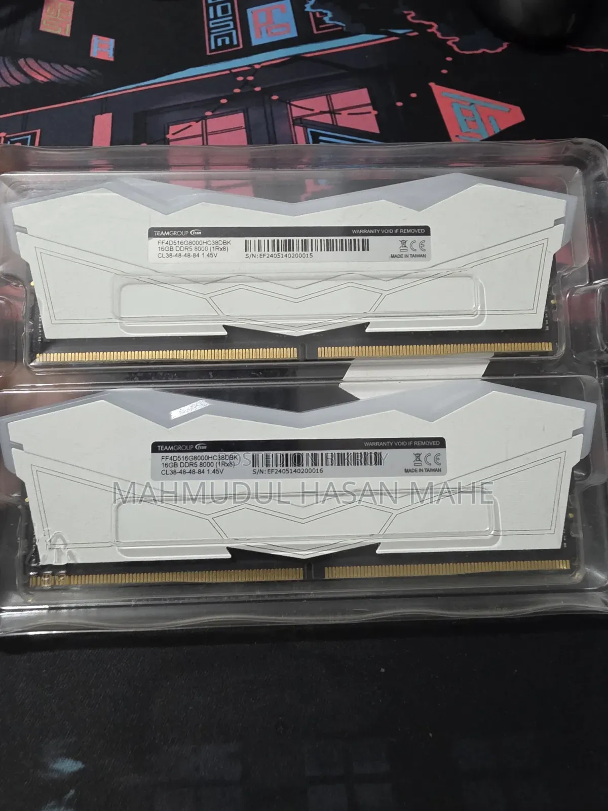 Delta ARGB DDR-5 RAM - 32GB 2x16GB 8000MHz Desktop PC RAM