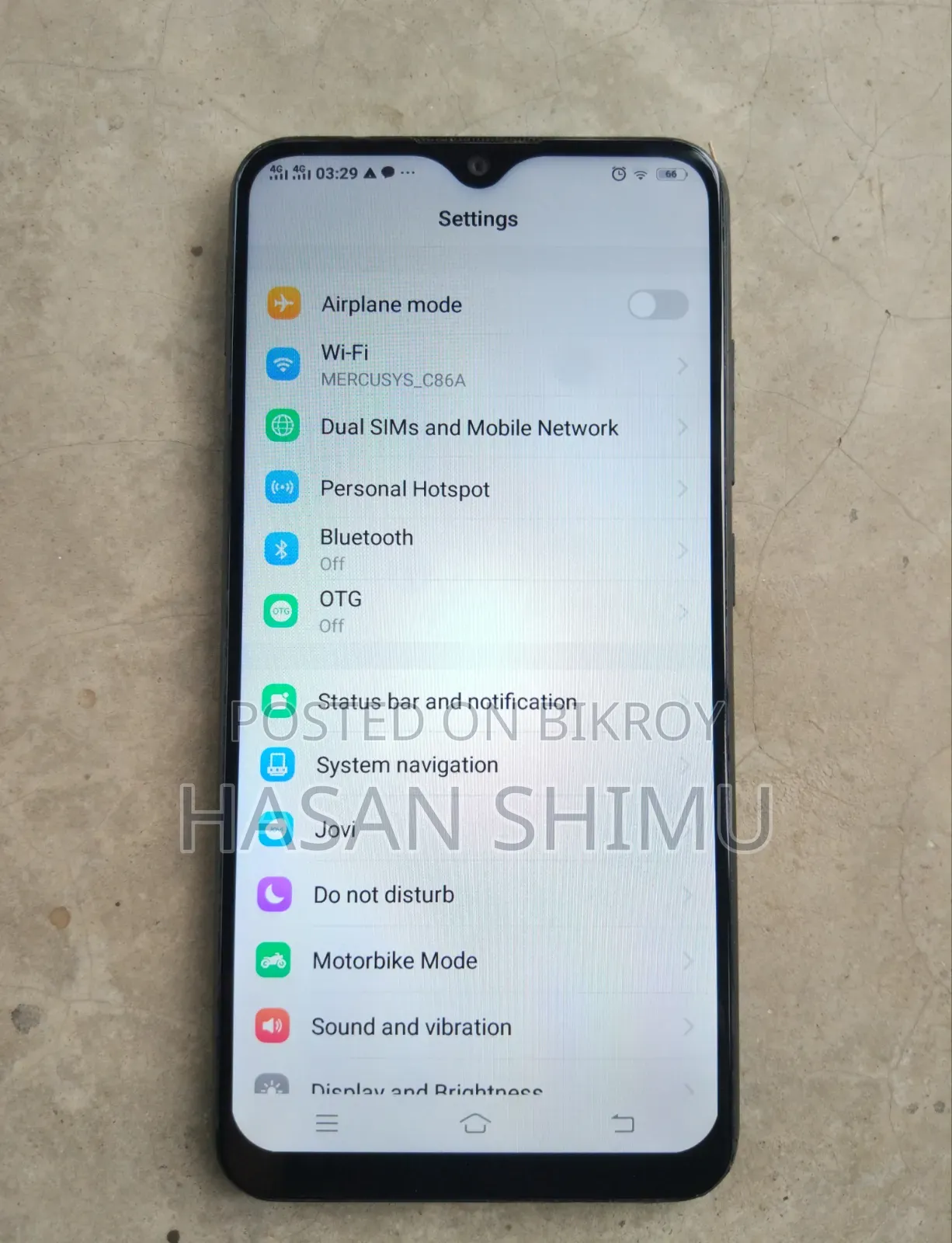 Vivo Y91c 32 GB Blue