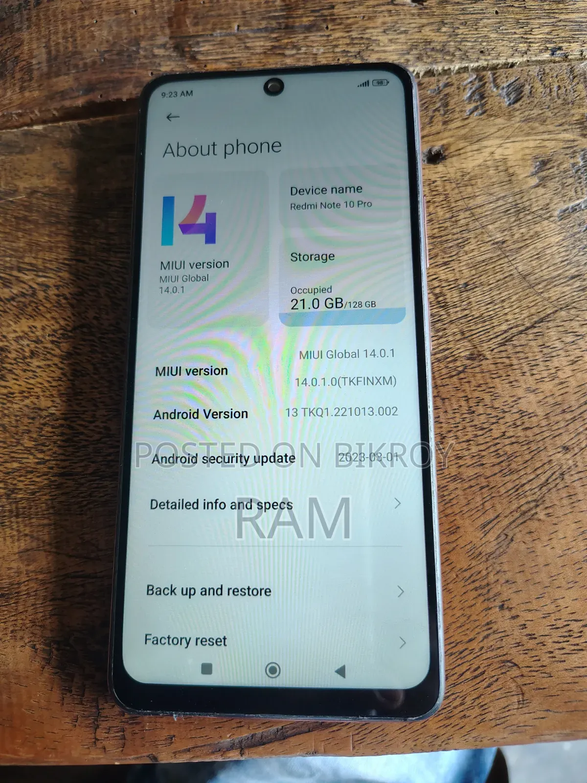 Xiaomi Redmi Note 10 Pro 128 GB Pink