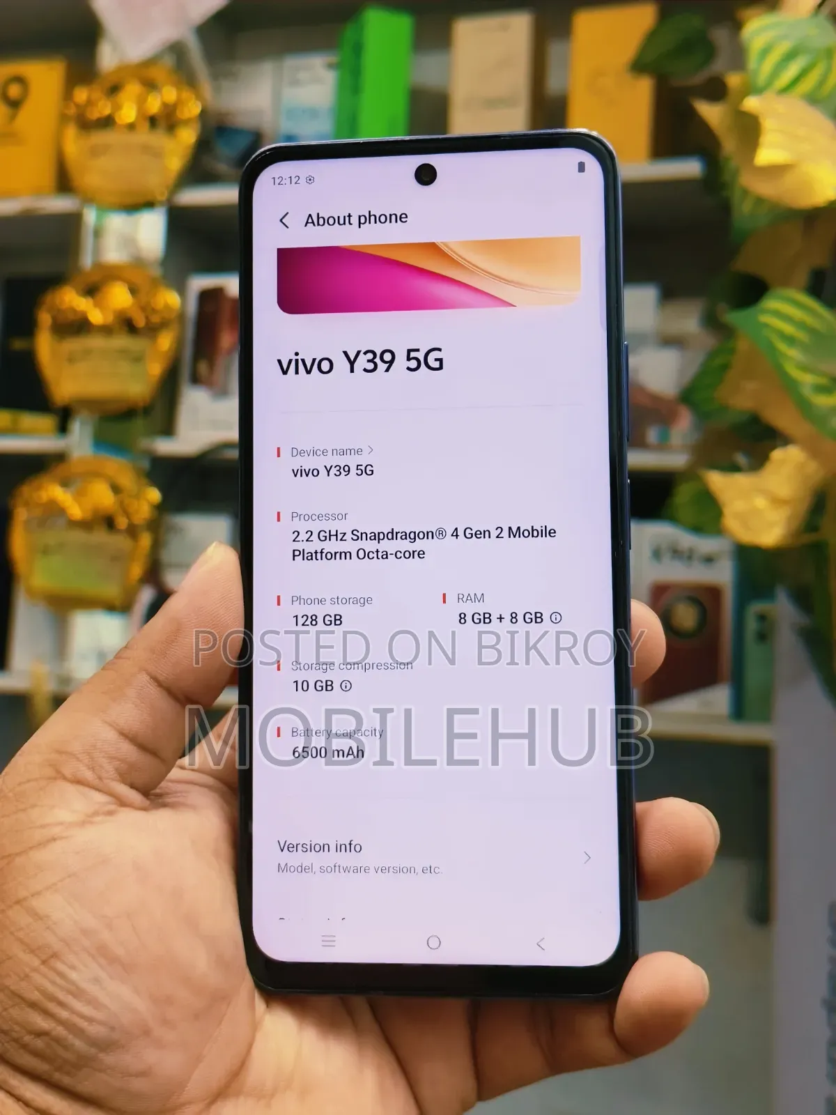 Vivo Y39 128 GB Purple