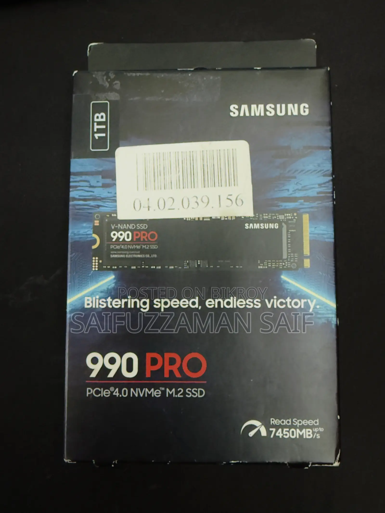 Samsung 990 Pro 1TB NVMe PCIe 4.0 SSD (Used - 6 Months Warranty)