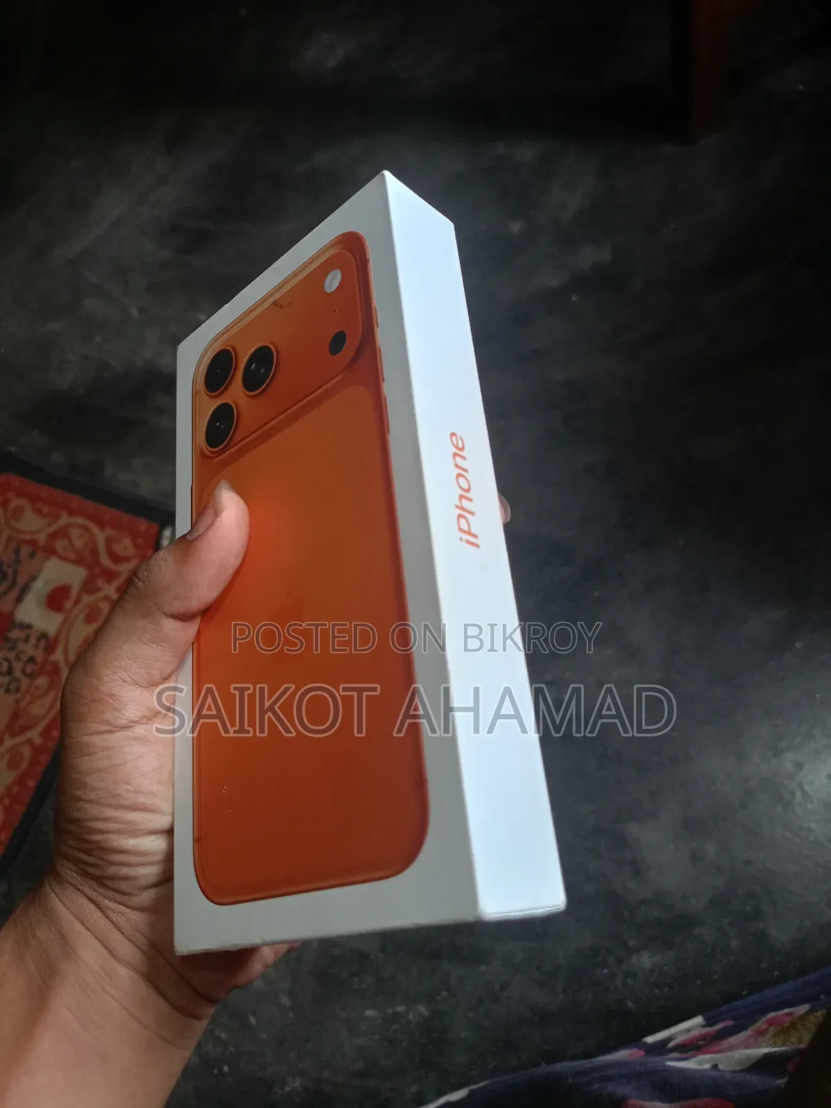 নতুন অ্যাপল আইফোন ১৭ প্রো ম্যাক্স ২৫৬ জিবি কমলা