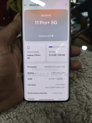 Realme 11 Pro+ 256 GB Black