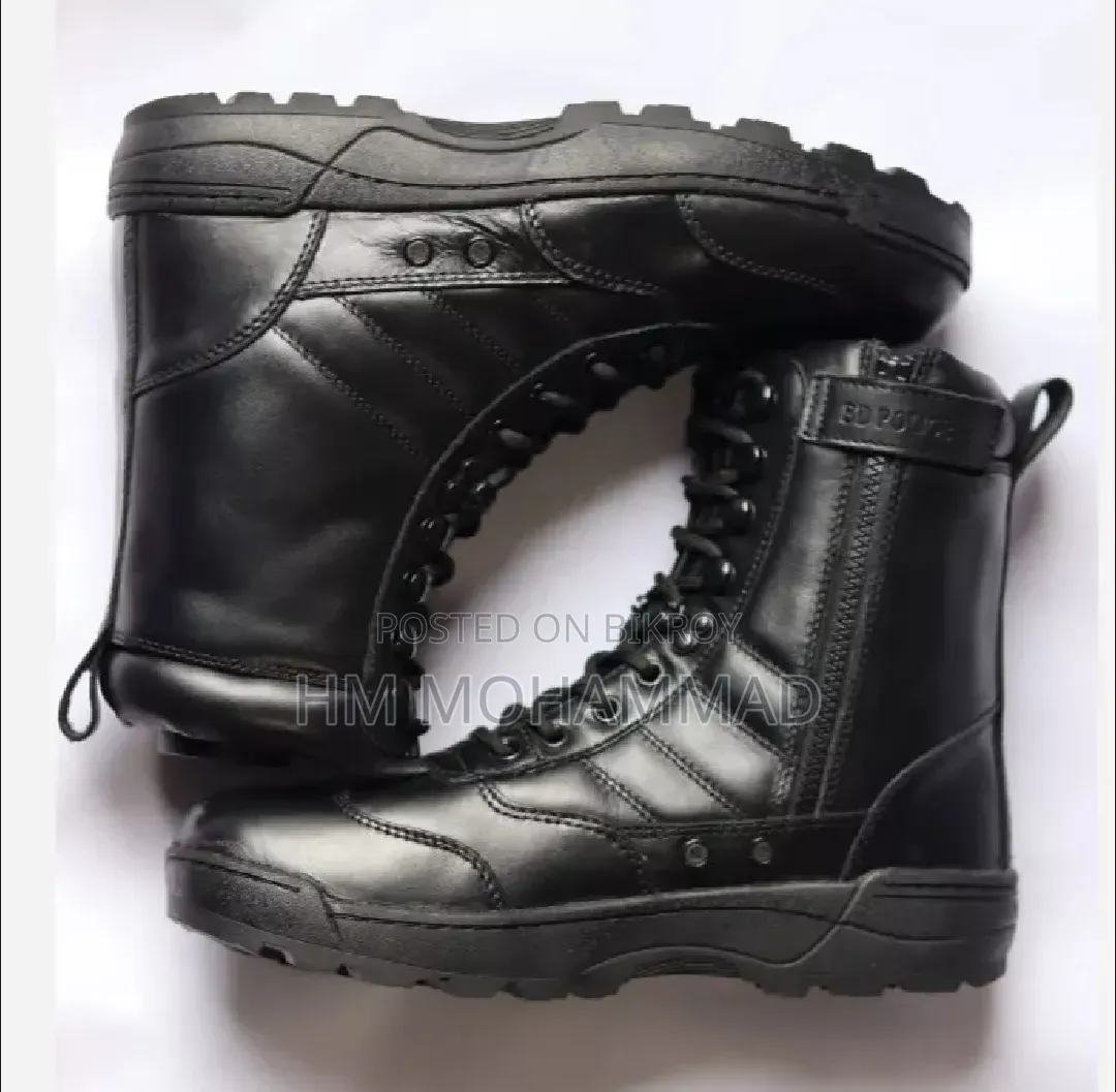 Premium Police-Style Boot Shoes!