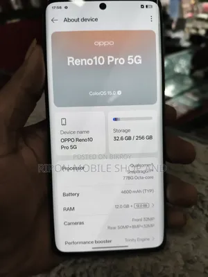 Oppo Reno 10 5G 256 GB Gray