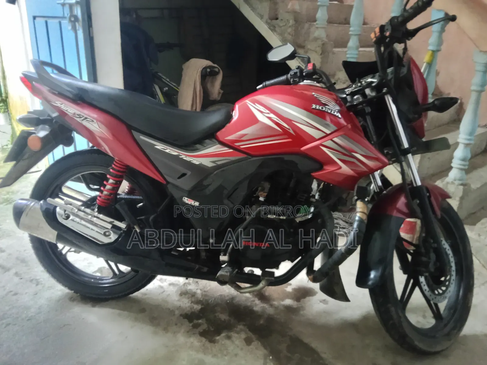 Honda Shine SP 2022 Red