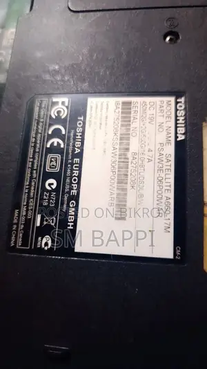 Laptop Toshiba Portege A600 4GB Intel Core I5 HDD 500GB