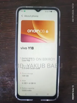 Vivo Y18 128 GB Purple
