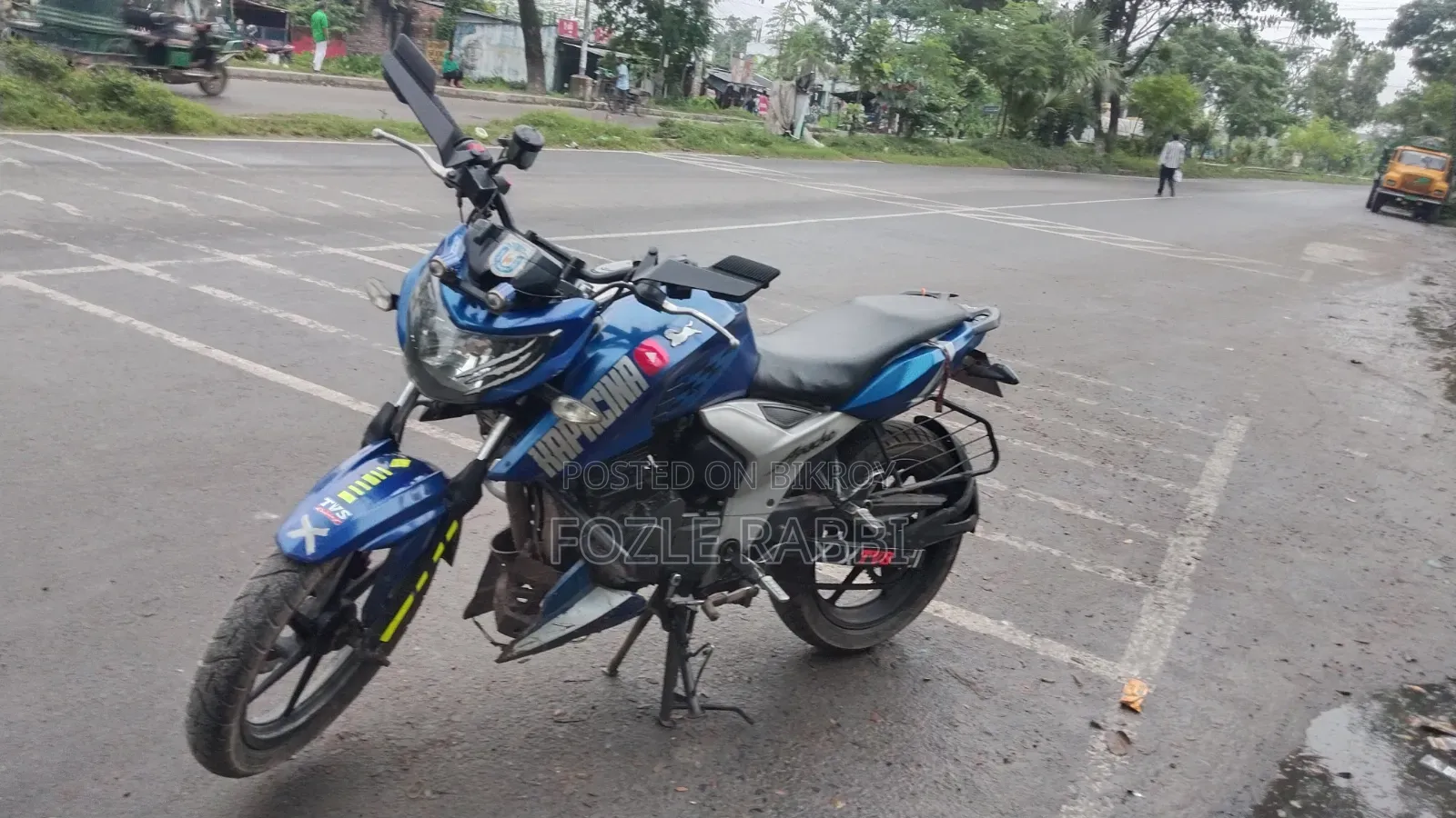 TVS Apache 160 4V 2019 Blue