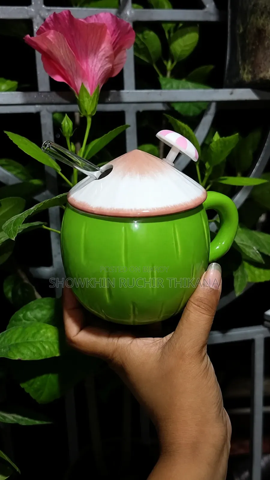 Ceramic Coconut Mug