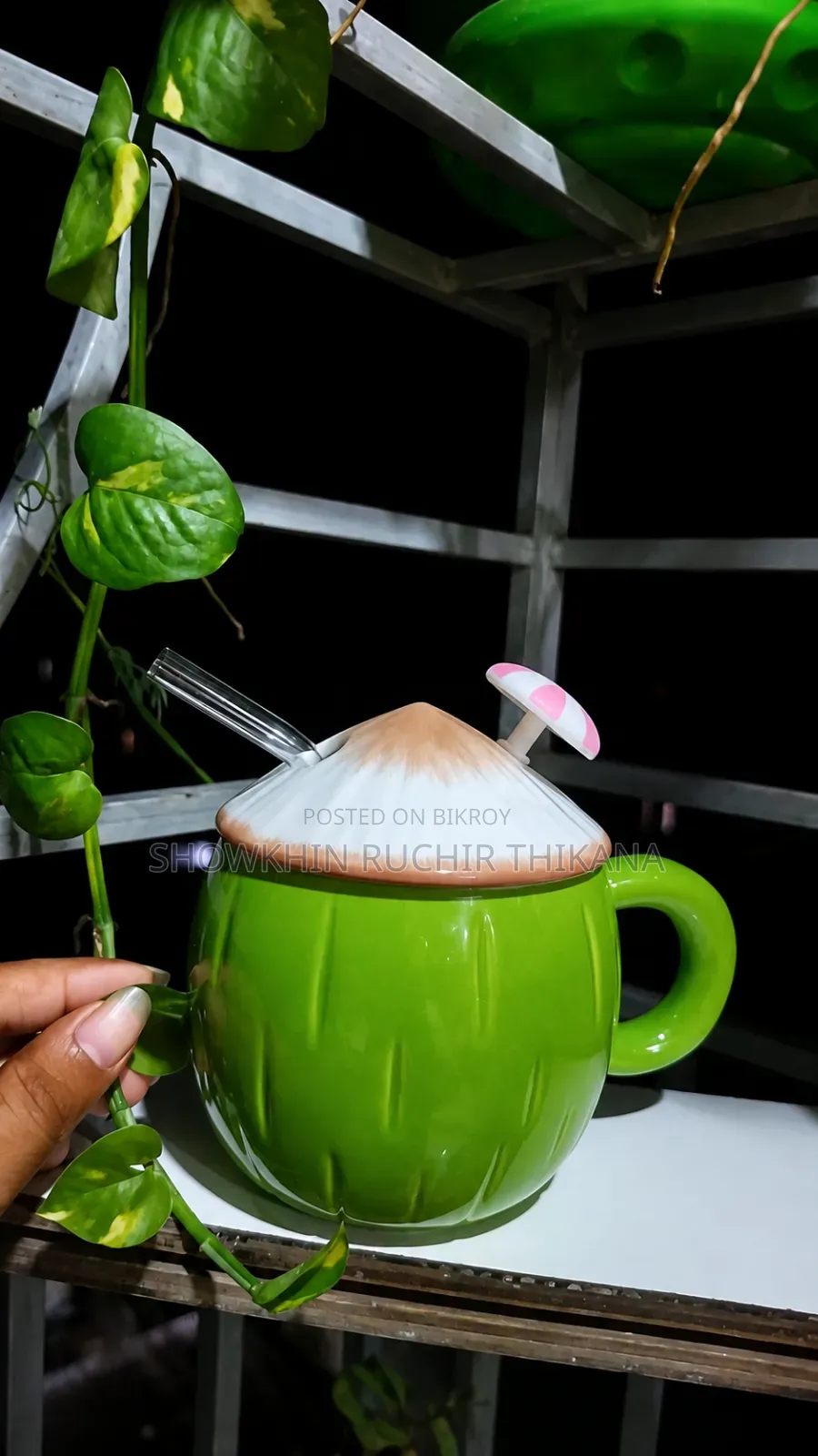Ceramic Coconut Mug