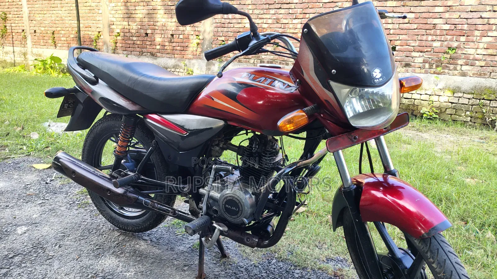 Bajaj Platina 100 2015 Red