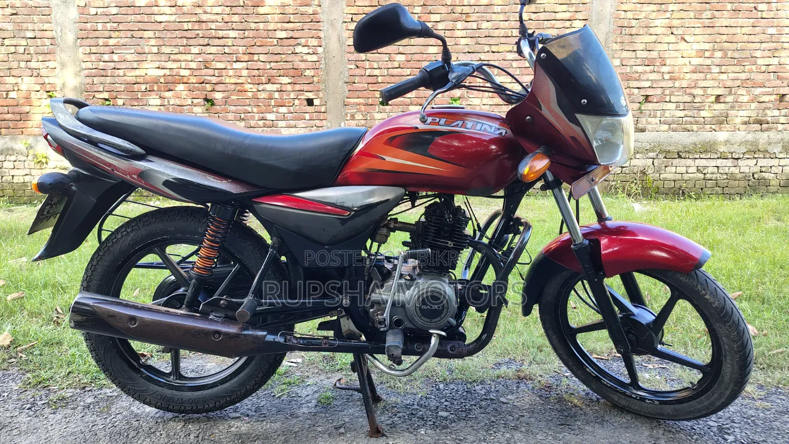 Bajaj Platina 100 2015 Red