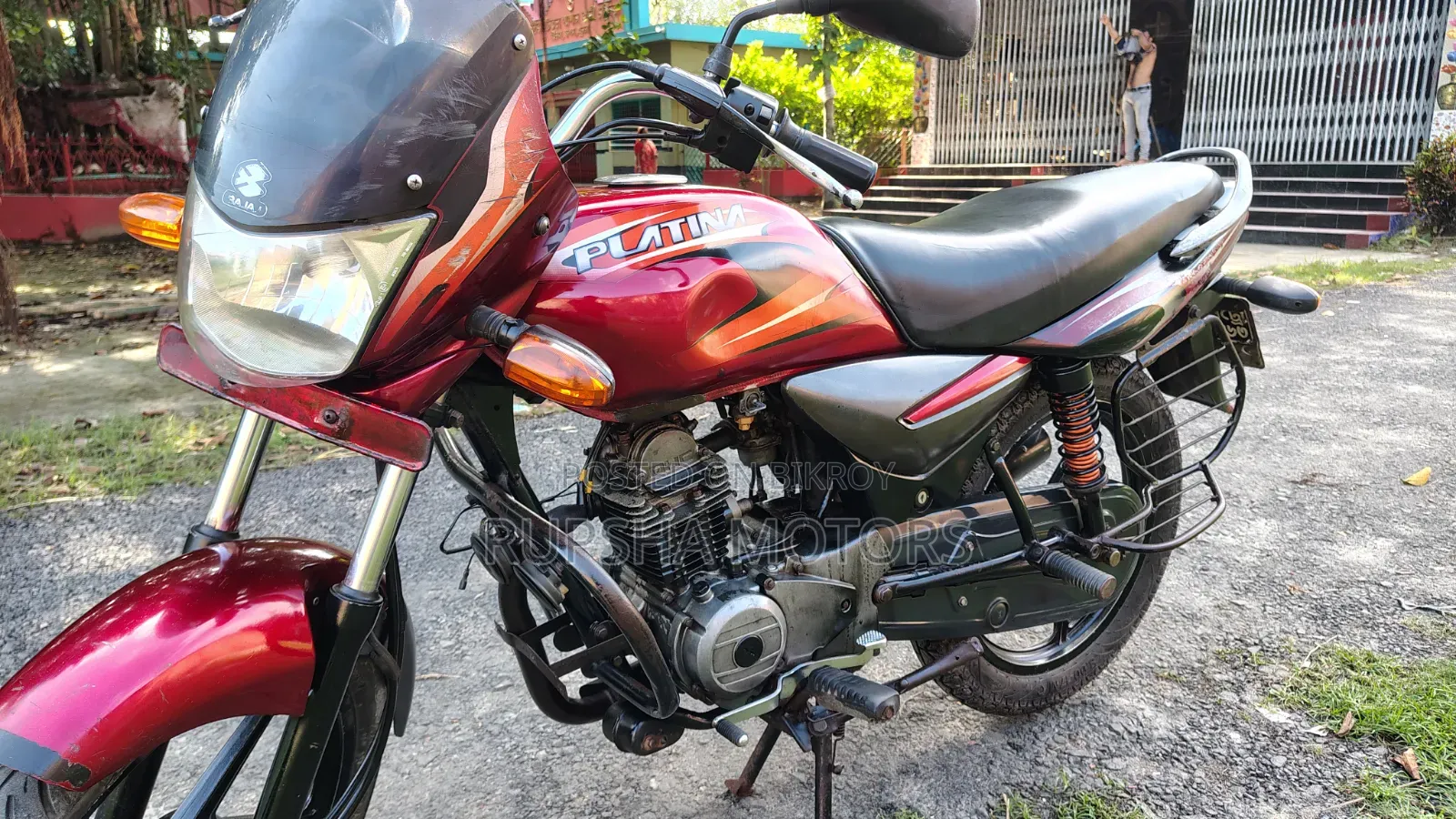Bajaj Platina 100 2015 Red