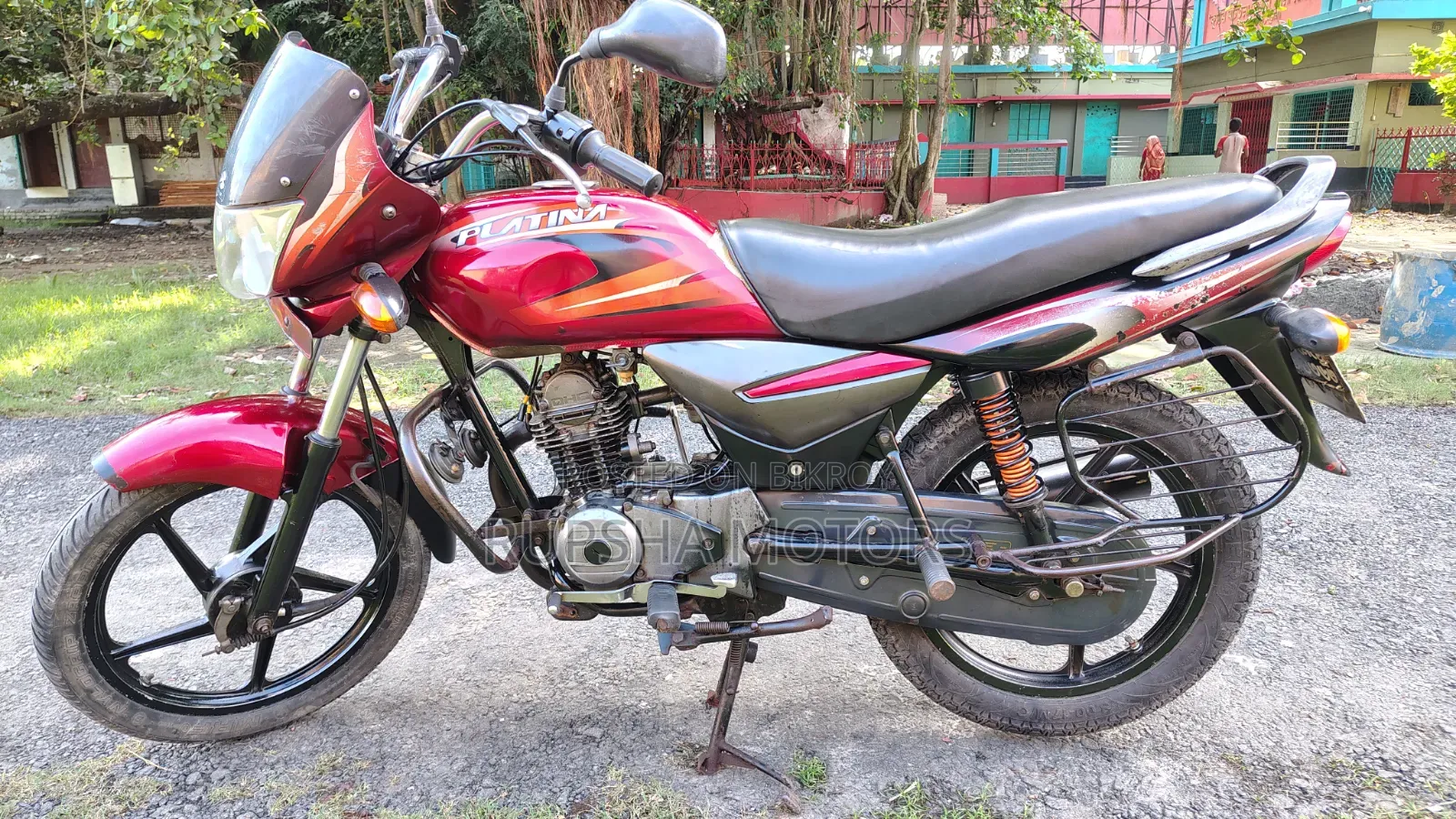 Bajaj Platina 100 2015 Red