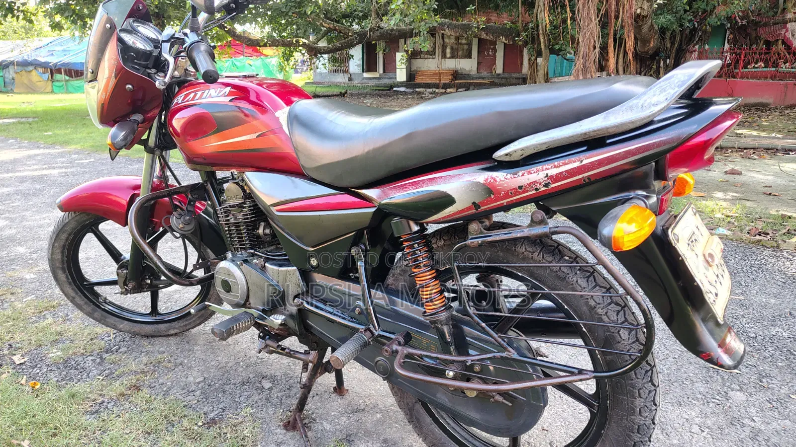Bajaj Platina 100 2015 Red