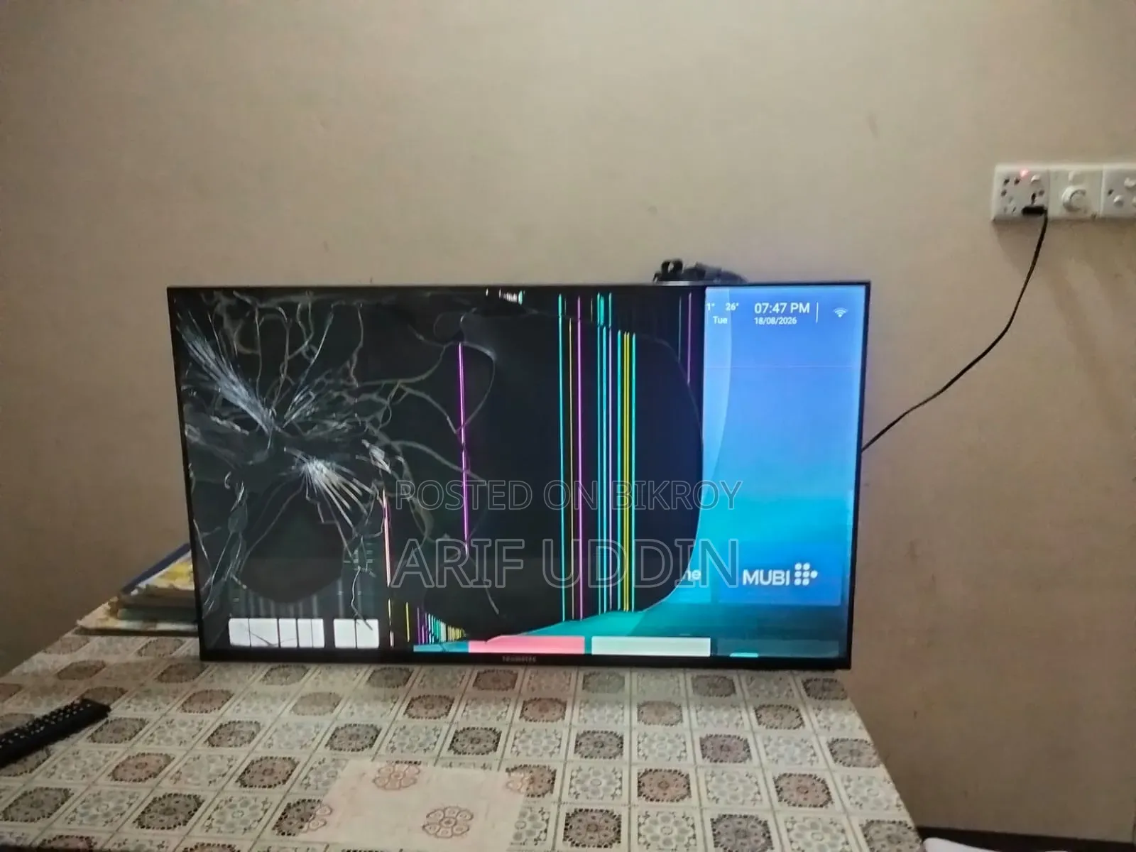 Transtec Smart TV 43 Inch Only Display Problem