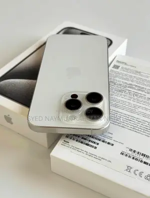 অ্যাপল আইফোন ১৫ প্রো ১২৮ জিবি হোয়াইট