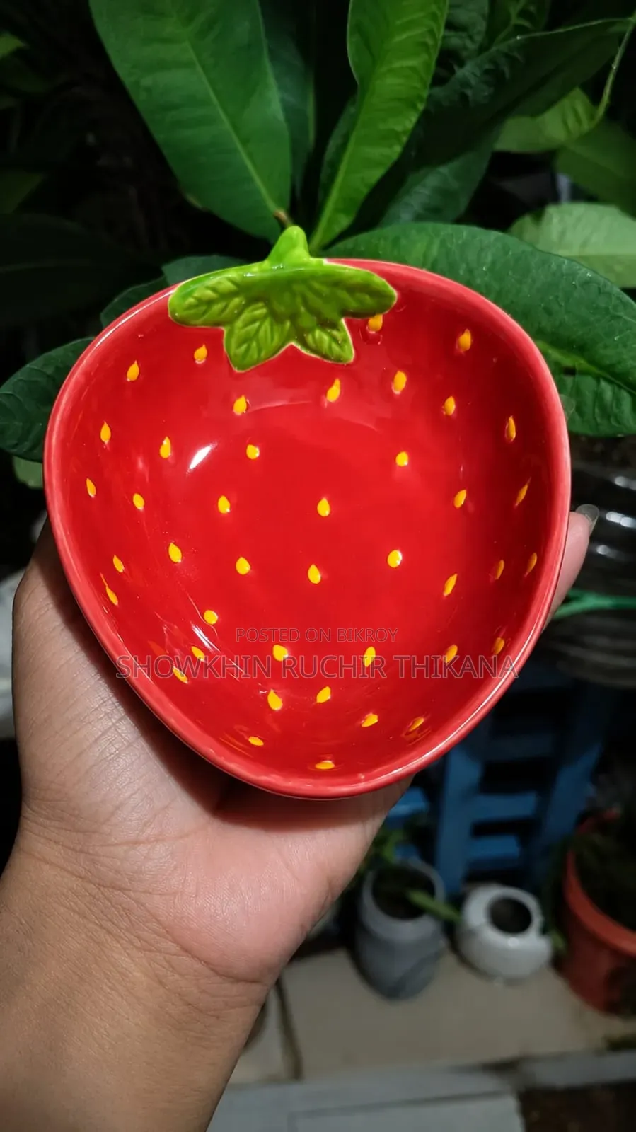 Strawberry Ceramic Plate