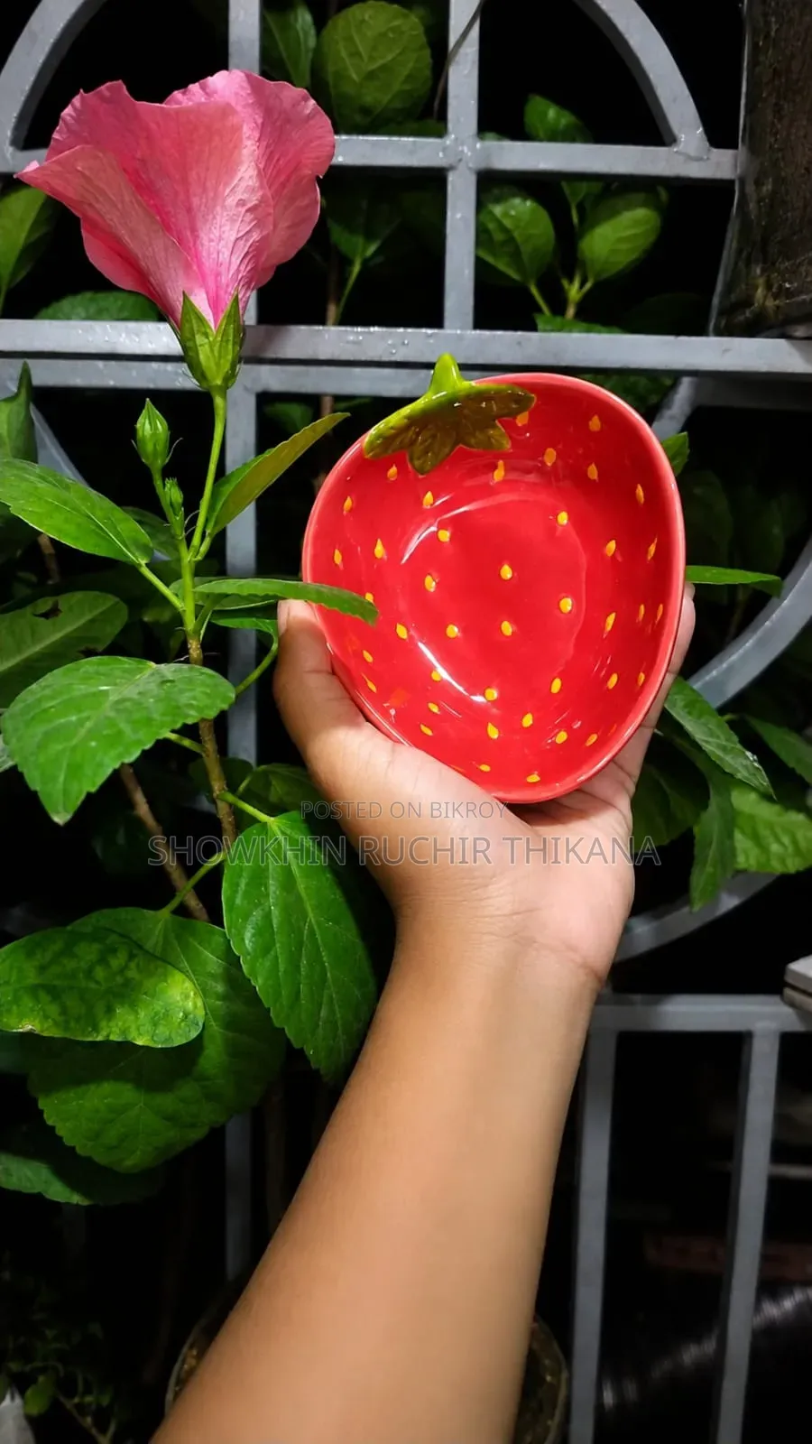 Strawberry Ceramic Plate