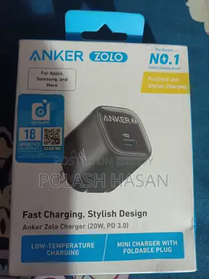 আইফোন চার্জার অ্যানকার পিডি ২০ডব্লিউ অরিজিনাল ক্যাবল