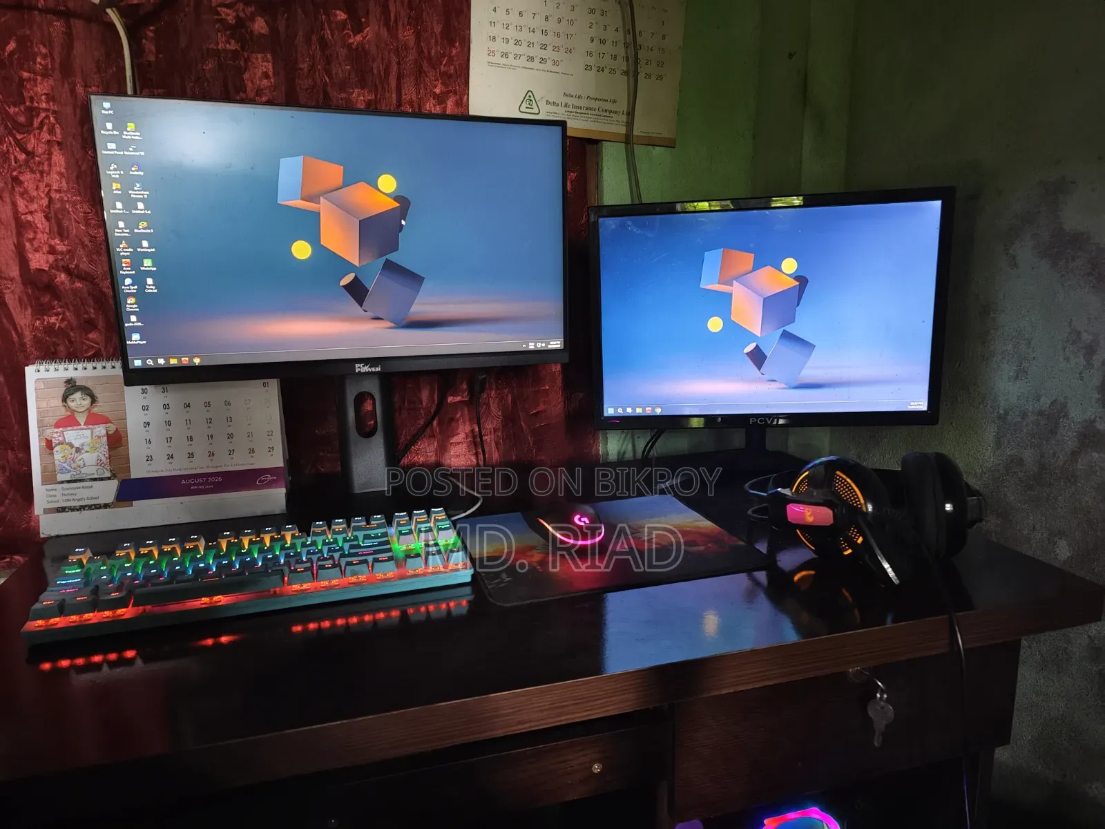Desktop Computer 16GB AMD Ryzen 7 SSD 256GB