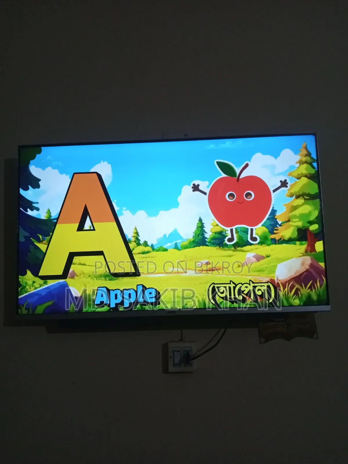 43 Inch JVC 4K Voice Control Frameless TV for Sale