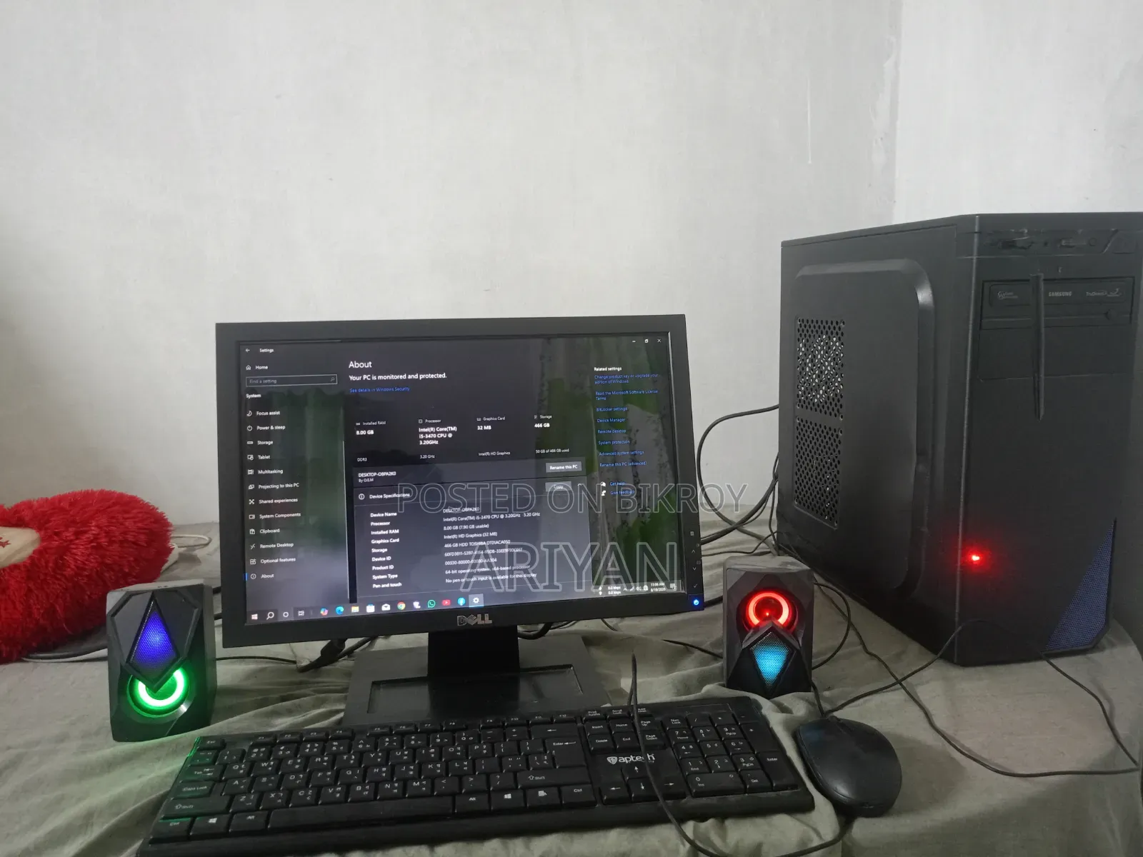 Desktop Computer Dell 8GB Intel Core i5 eMMC 512GB