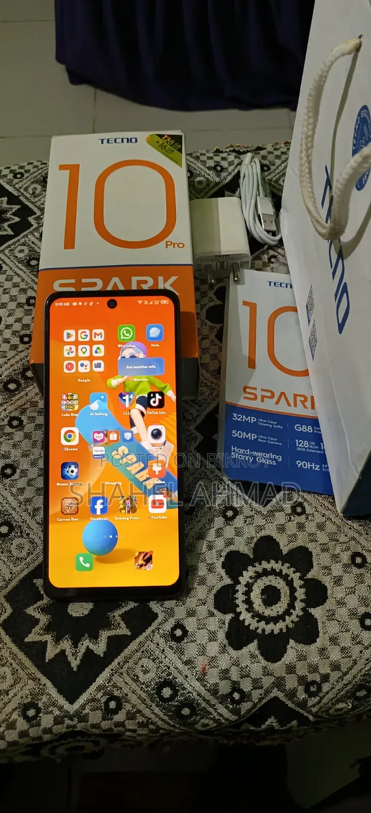 Tecno Spark 10 Pro 128 GB Black