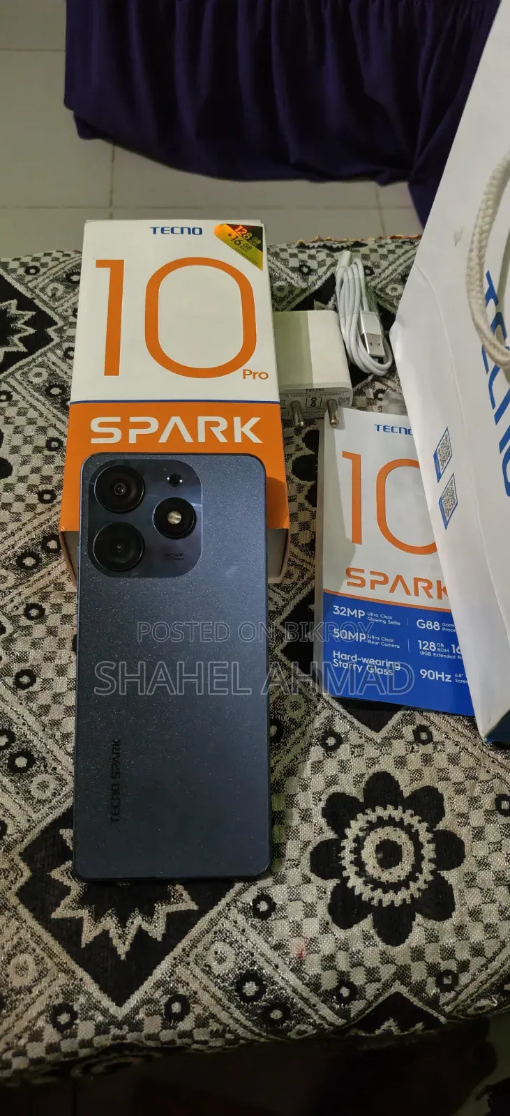 Tecno Spark 10 Pro 128 GB Black