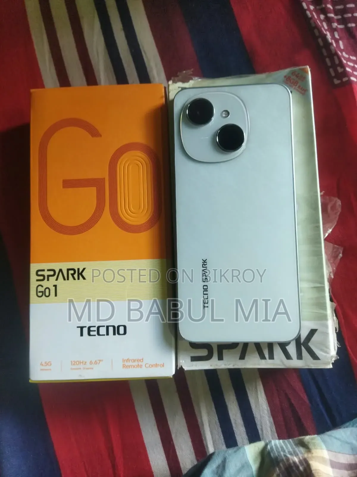 টেকনো স্পার্ক গো ৬৪ জিবি সাদা