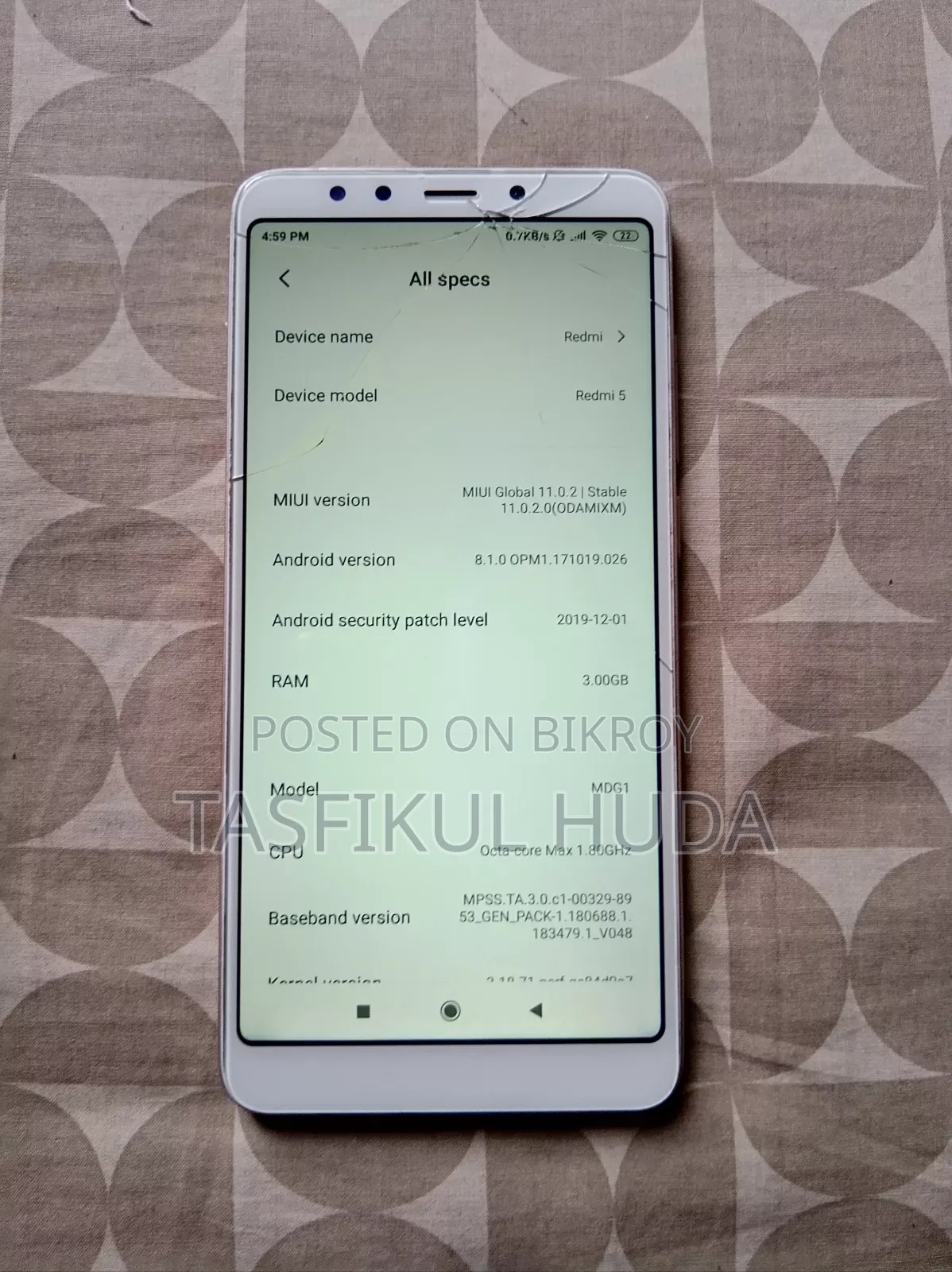 Xiaomi Redmi 5 32 GB Gold