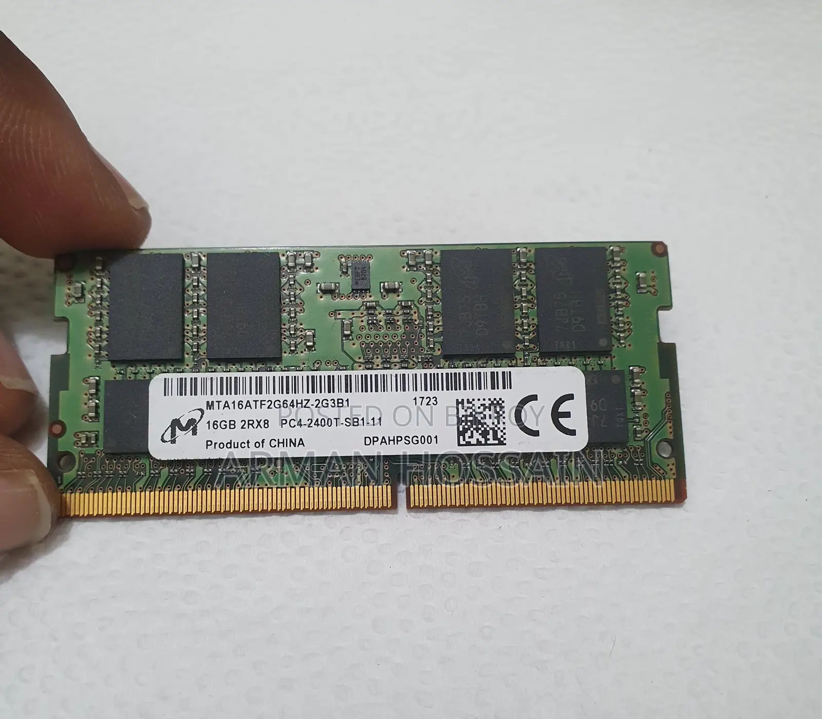 Micron DDR4 16GB 2400MHz