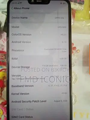 Oppo A3s 64 GB Blue