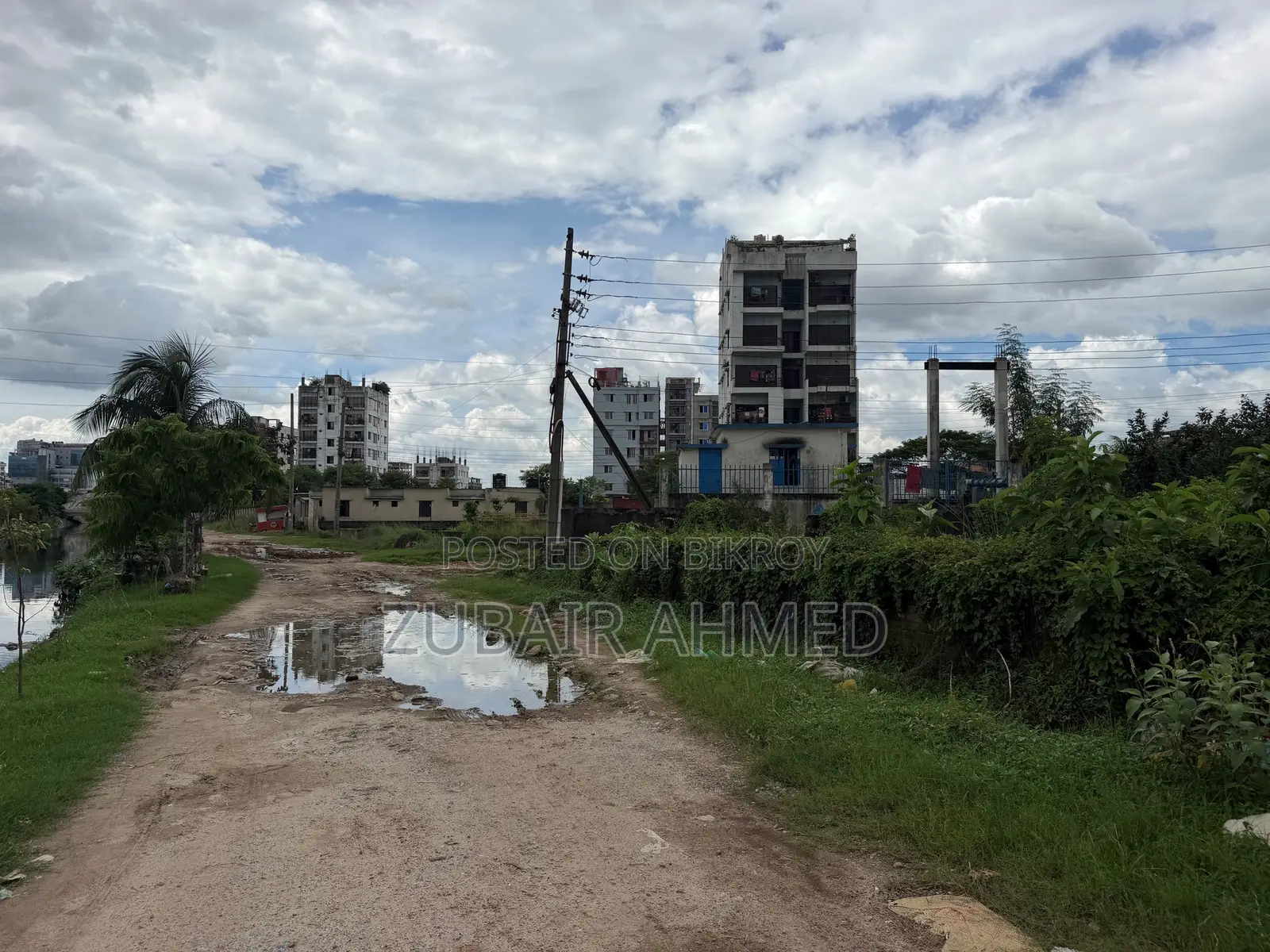 Lake Side Plot for Sale in Sagufta, Pallabi, Mirpur With 3 Side Open