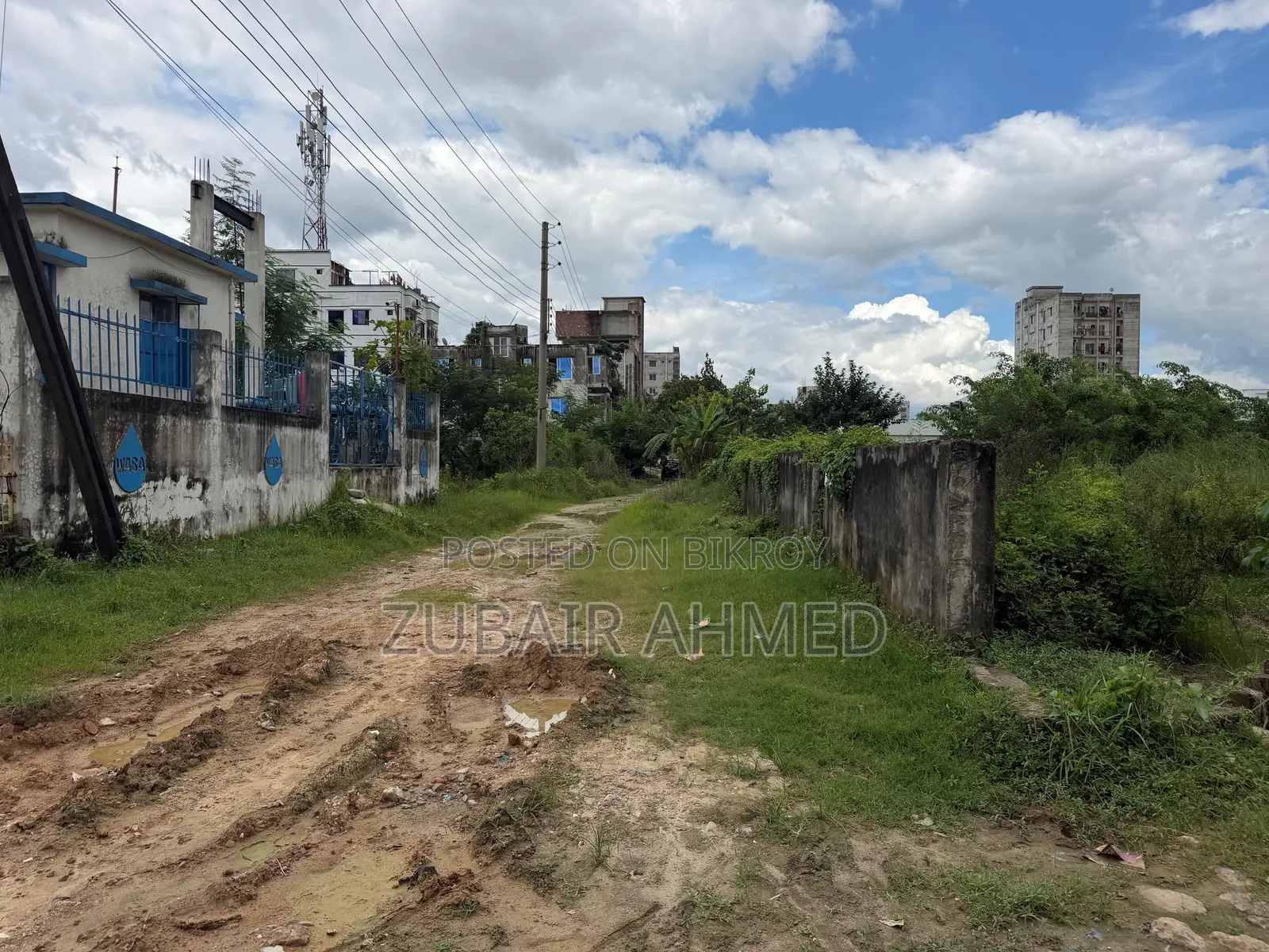 Lake Side Plot for Sale in Sagufta, Pallabi, Mirpur With 3 Side Open