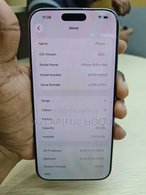 Apple iPhone 16 Pro Max 256 GB Silver