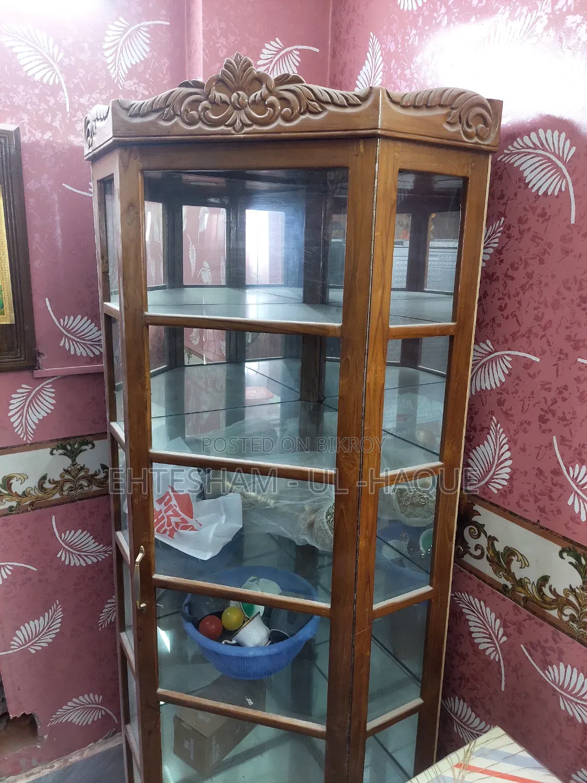 Wooden Glass Showcase