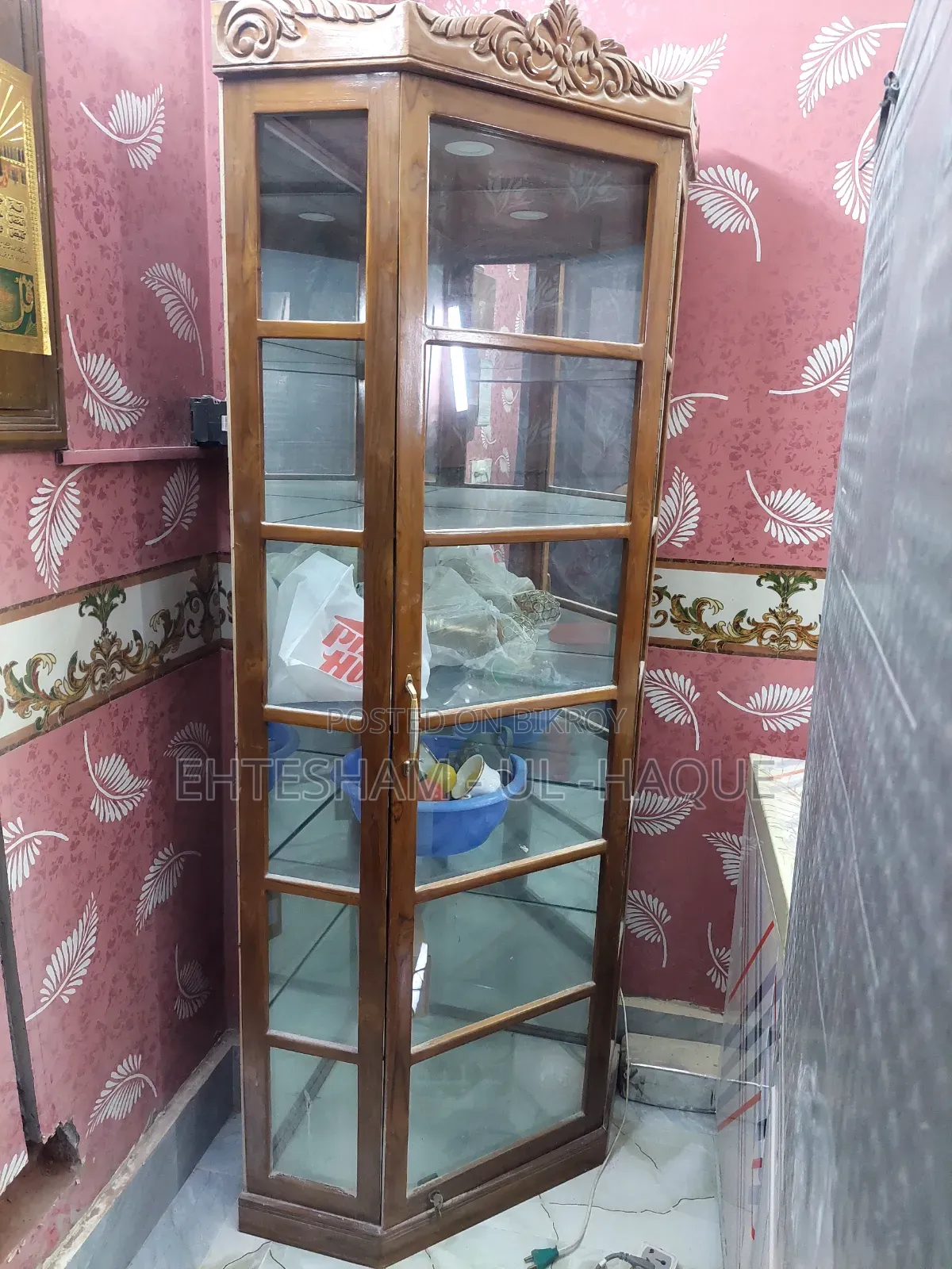 Wooden Glass Showcase