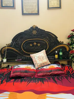 Sirish Wood Double Master Bed | Beautiful Carving