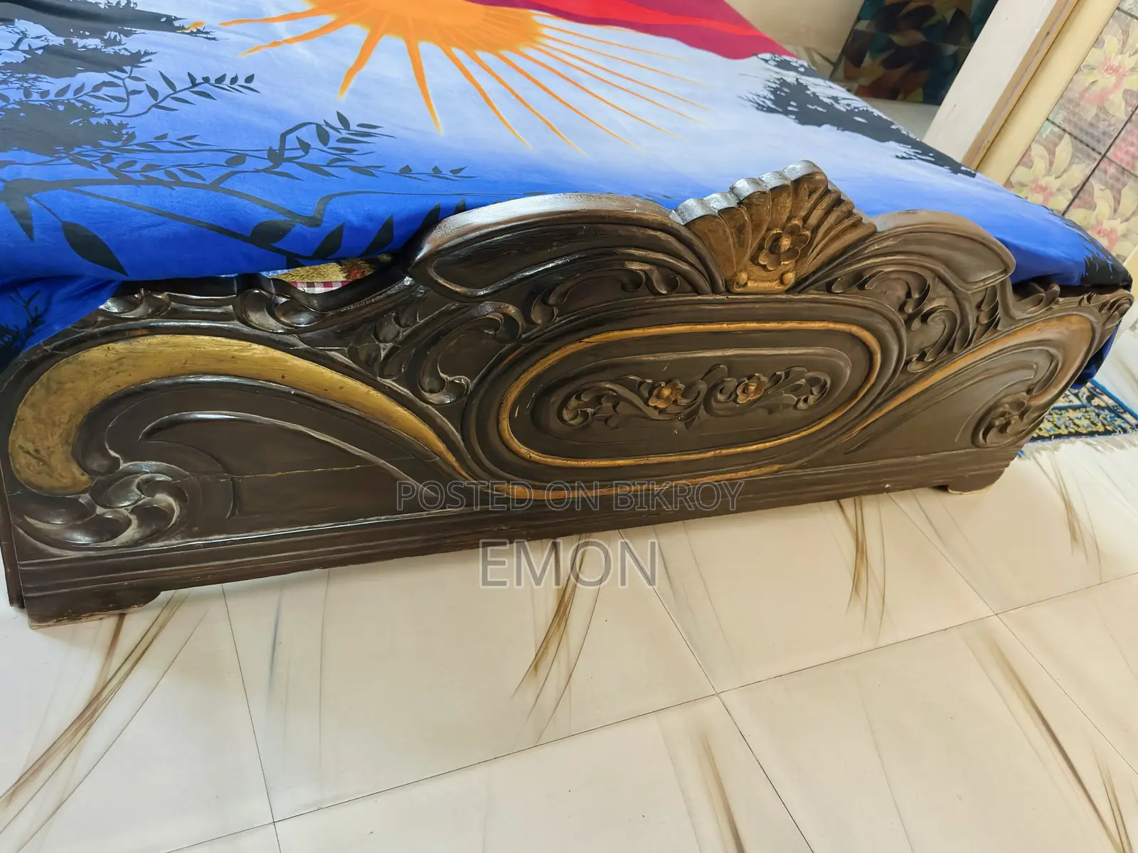 Sirish Wood Double Master Bed | Beautiful Carving