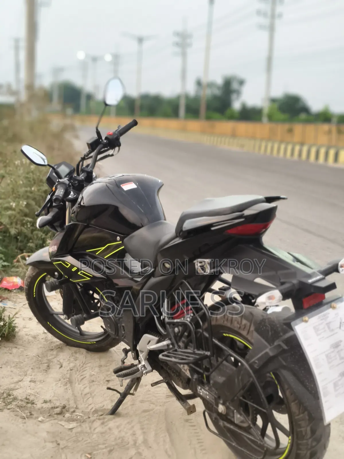 Suzuki Gixxer 2024 Black