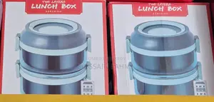 Lunch Box : Double-Layer Stainless Steel Lunch Box