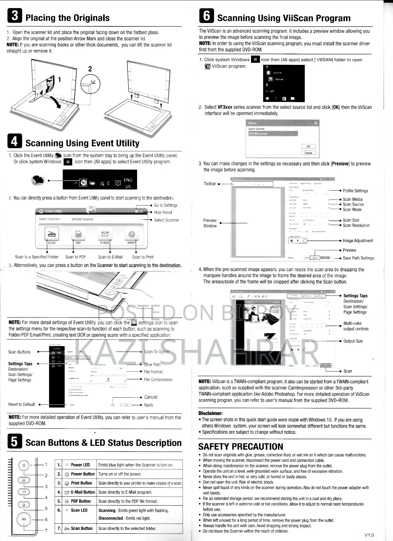 Viisan A3 Scanner
