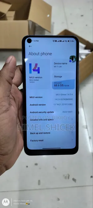 Xiaomi Mi 11 Lite 128 GB Blue